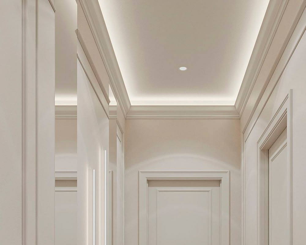 Карниз потолочный NMC WT26 75*75*2000 Белый под покраску