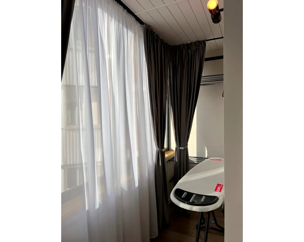 Карниз трехрядный алюминиевый ТРЭК УЮТ 3,0м Черный